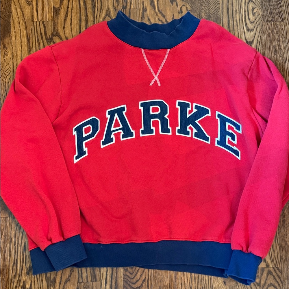 Parke Red Sweatshirt for Women